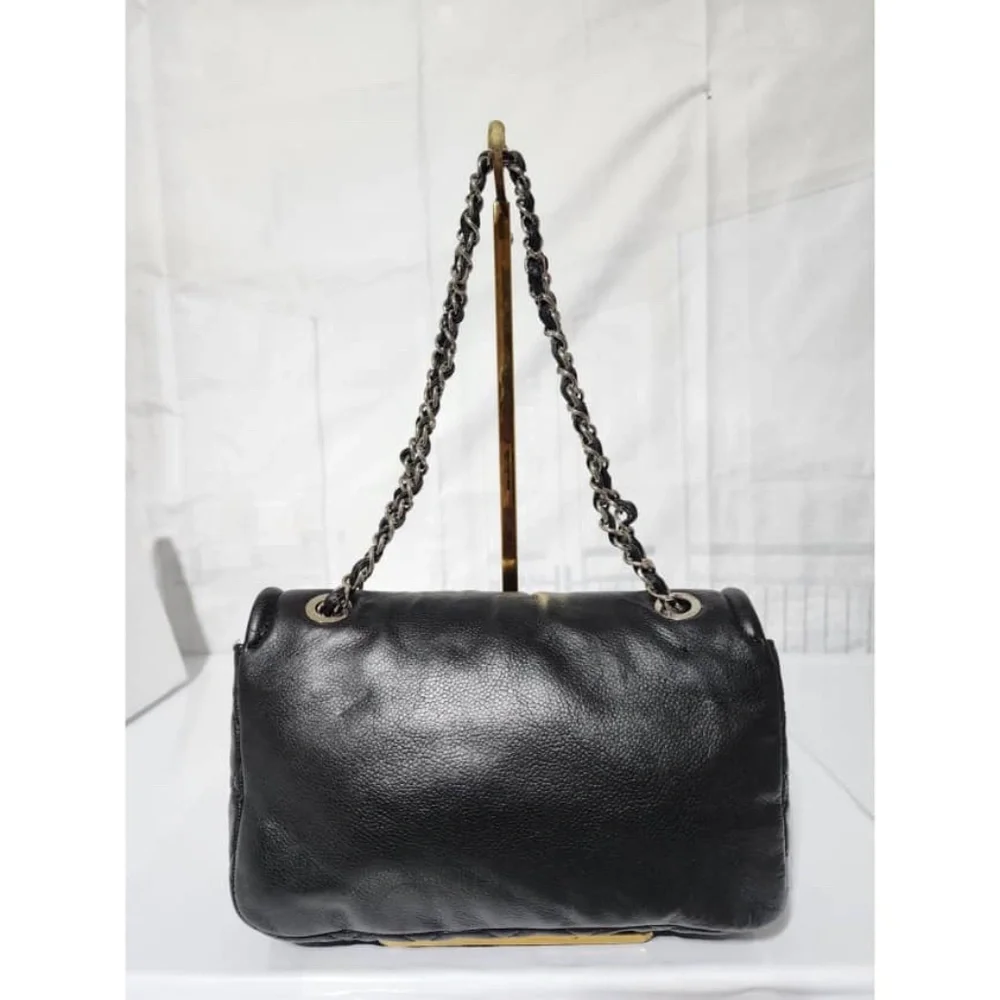 Authentic CHANEL Caviar Large Timeless CC Flap Shoulder Bag Black - Picture 5 of 16